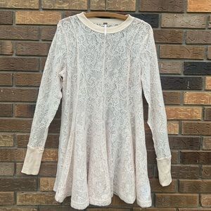 Lace free people dress